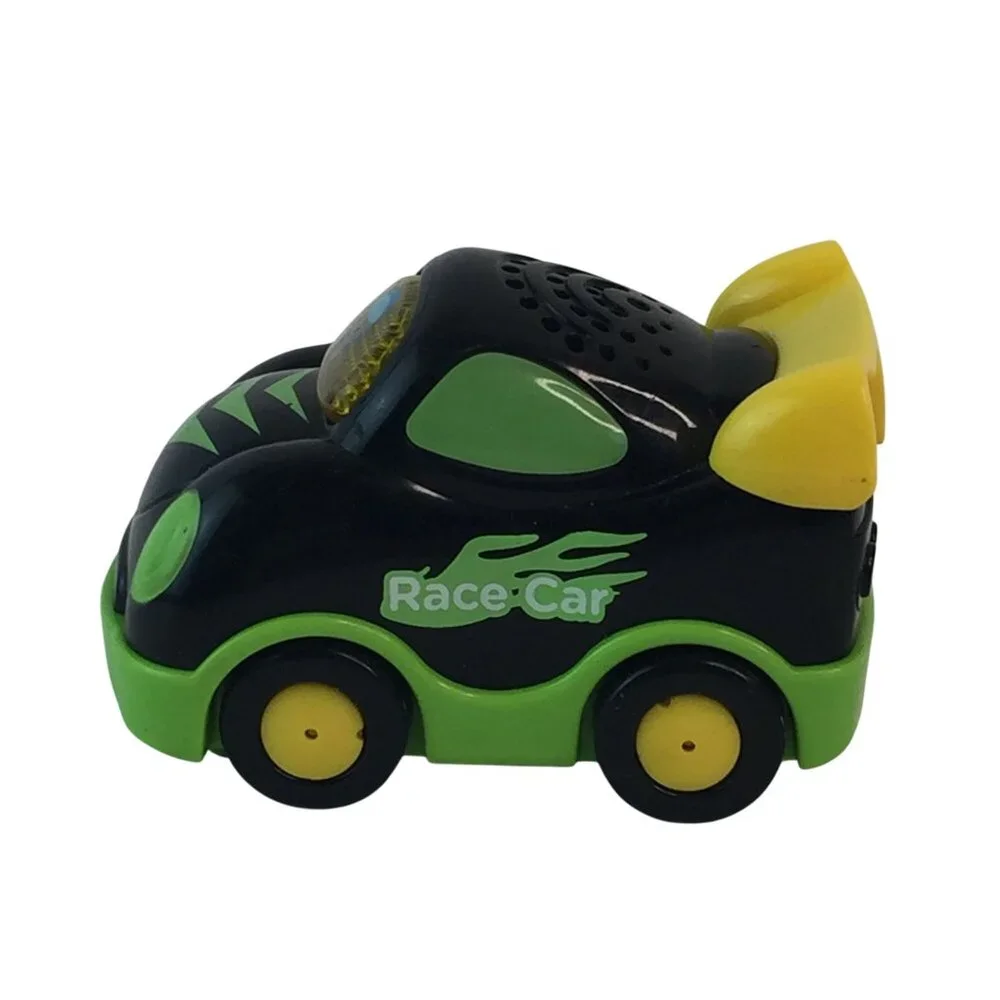 vTech Go Go Smart Wheels Green Black Race Car Lot of 2 Vehicles Tested‎